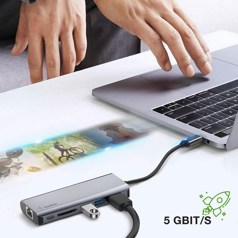belkin  USB-C / HDMI USB Ethernet SD Hub Belkin 