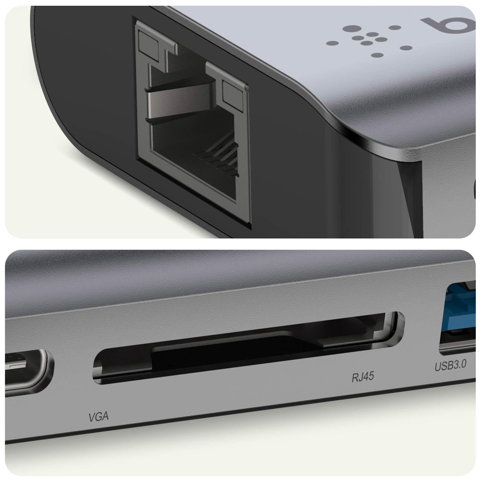 belkin  USB-C / HDMI USB Ethernet SD Hub Belkin 