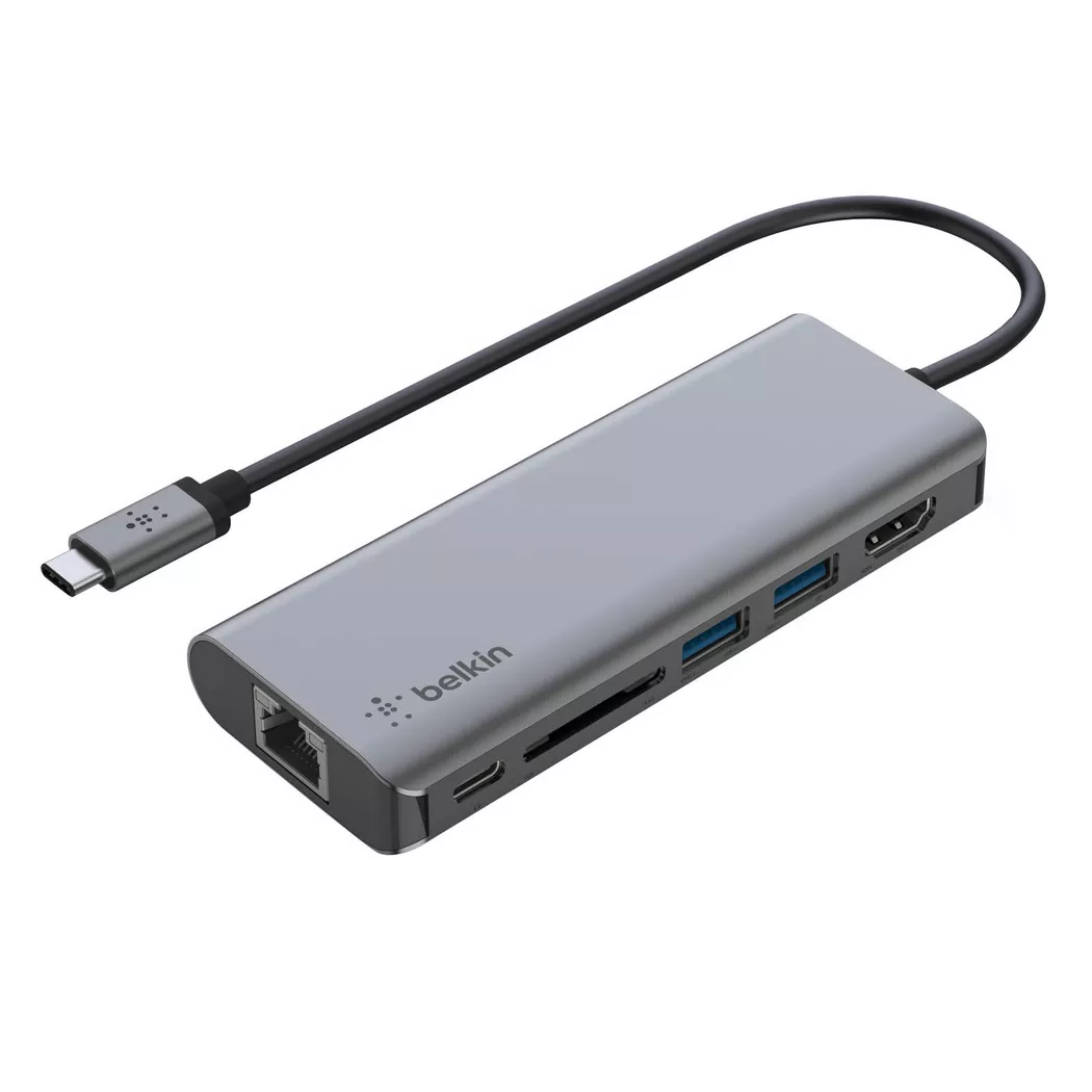 Belkin AVC008BTSGY laptop dock/port replicator USB 3.2 Gen 1 (3.1 Gen