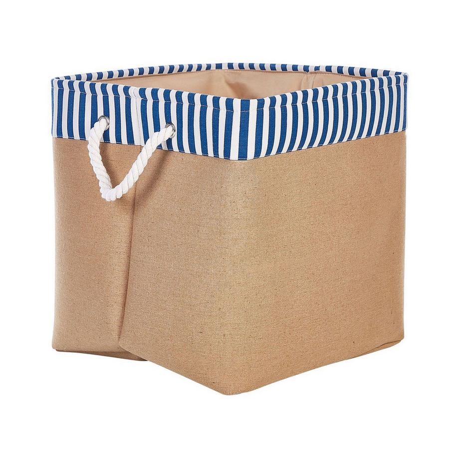 Beliani Lot de 2 paniers en Tissu Traditionnel TUGUL  