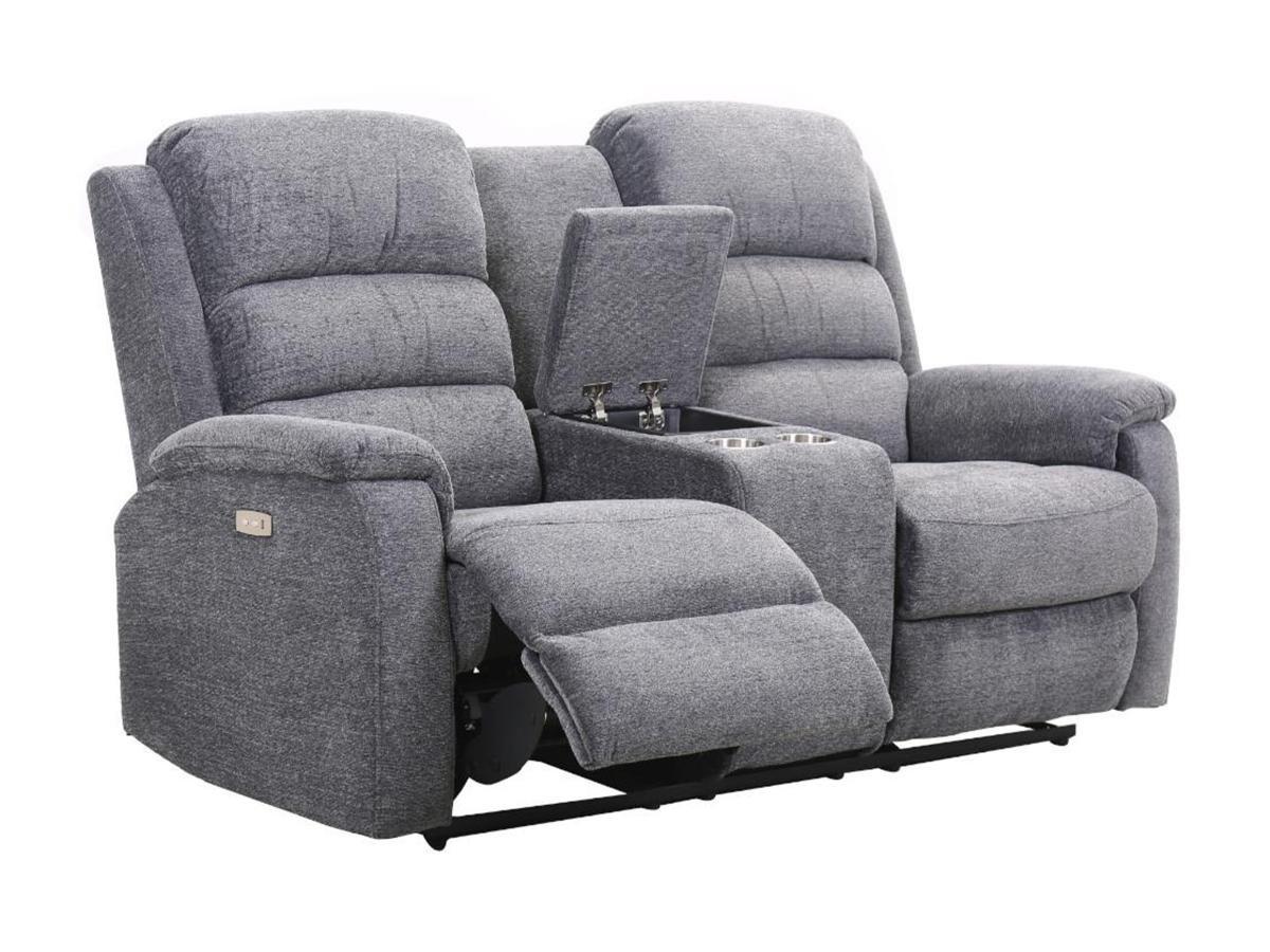 Image of Relaxsofa elektrisch 2Sitzer Stoff NEVERS Relaxsofa elektrisch 2Sitzer Stoff NEVERS