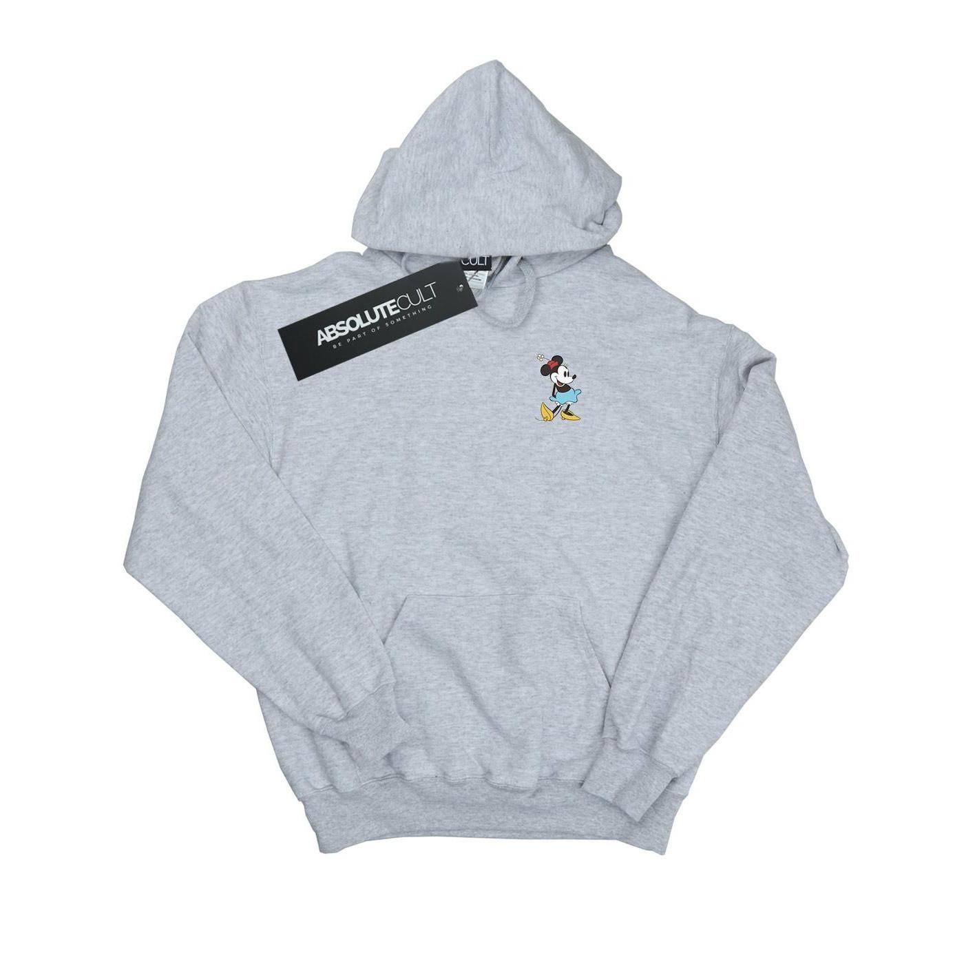 Image of Minnie Mouse Kick Chest Kapuzenpullover Jungen Grau 140/146