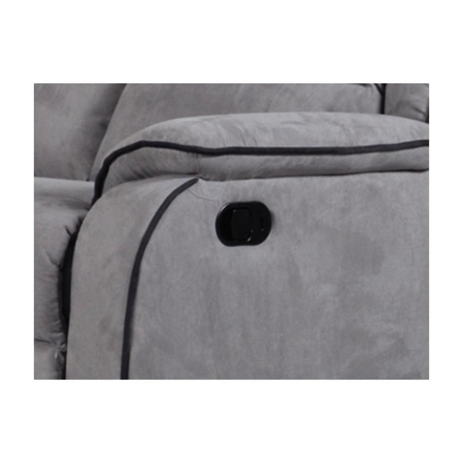 Vente-unique Canapé 2 places relax en microfibre HERNANI  