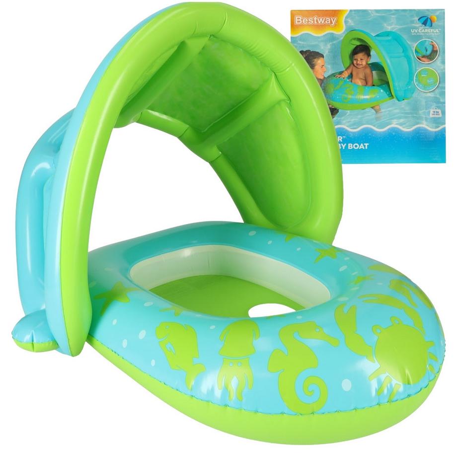 Pricenet  BESTWAY 34091 Aufblasbarer Ponton mit Vordach 