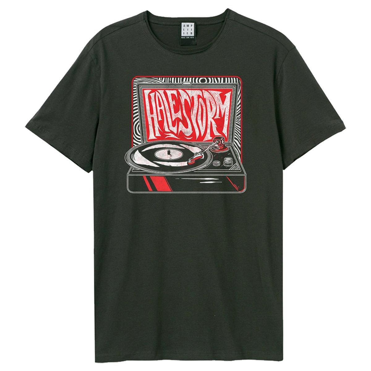 Image of Record Tshirt Damen Charcoal Black XXL