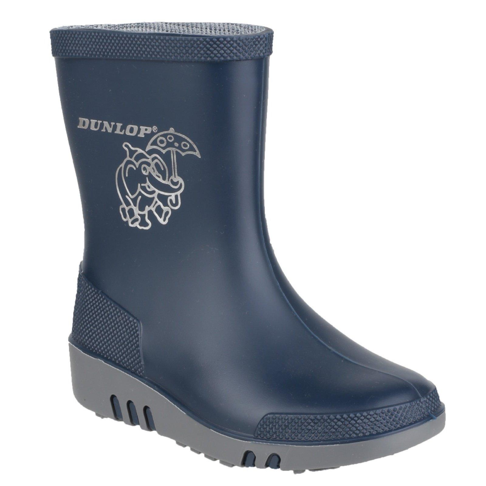 Image of Mini Gummistiefel Elefant Unisex Blau 23