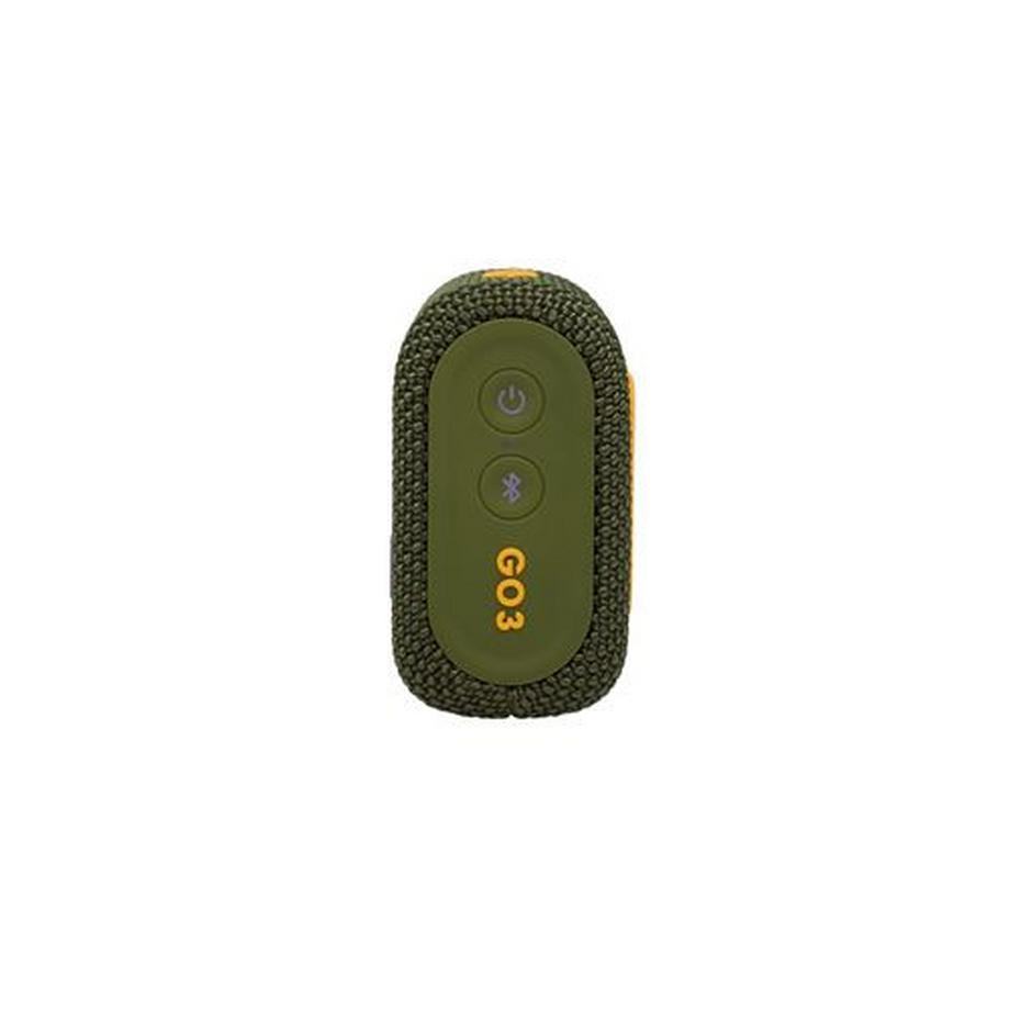 JBL GO3 

 Go 3 Wasserdichter kabelloser tragbarer Bluetooth-Lautsprecher Grünes und lila Logo 
