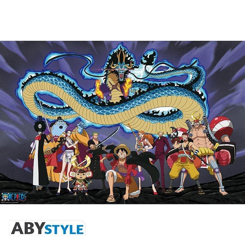 GB Eye Poster - Rolled and shrink-wrapped - One Piece - The crew versus Kaido  
