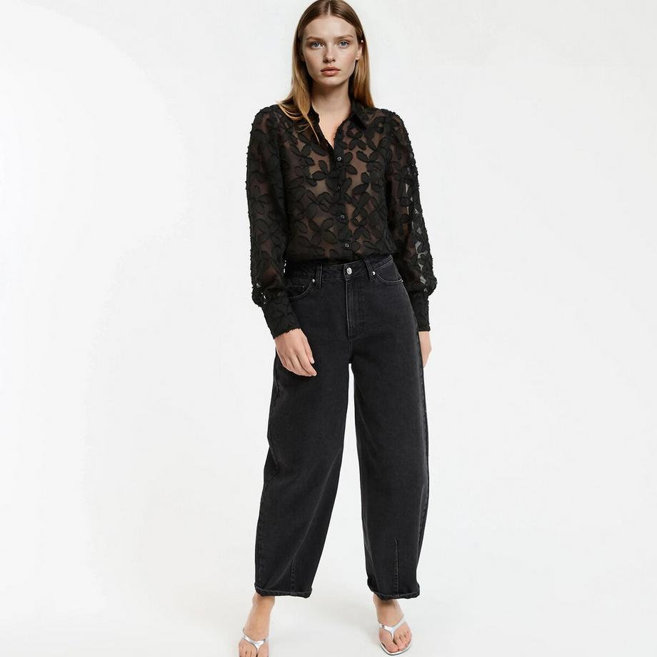 La Redoute Collections Chemisier Manches Longues Burnout  