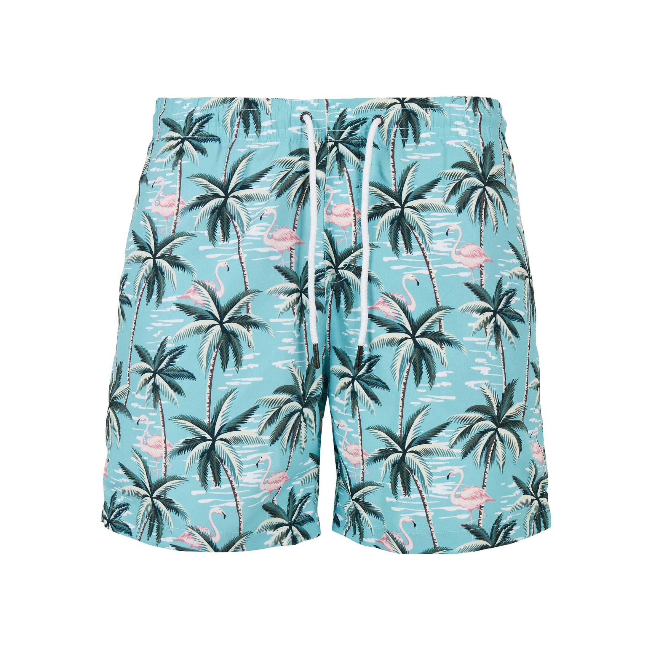 URBAN CLASSICS Gemusterte Badeshorts  
