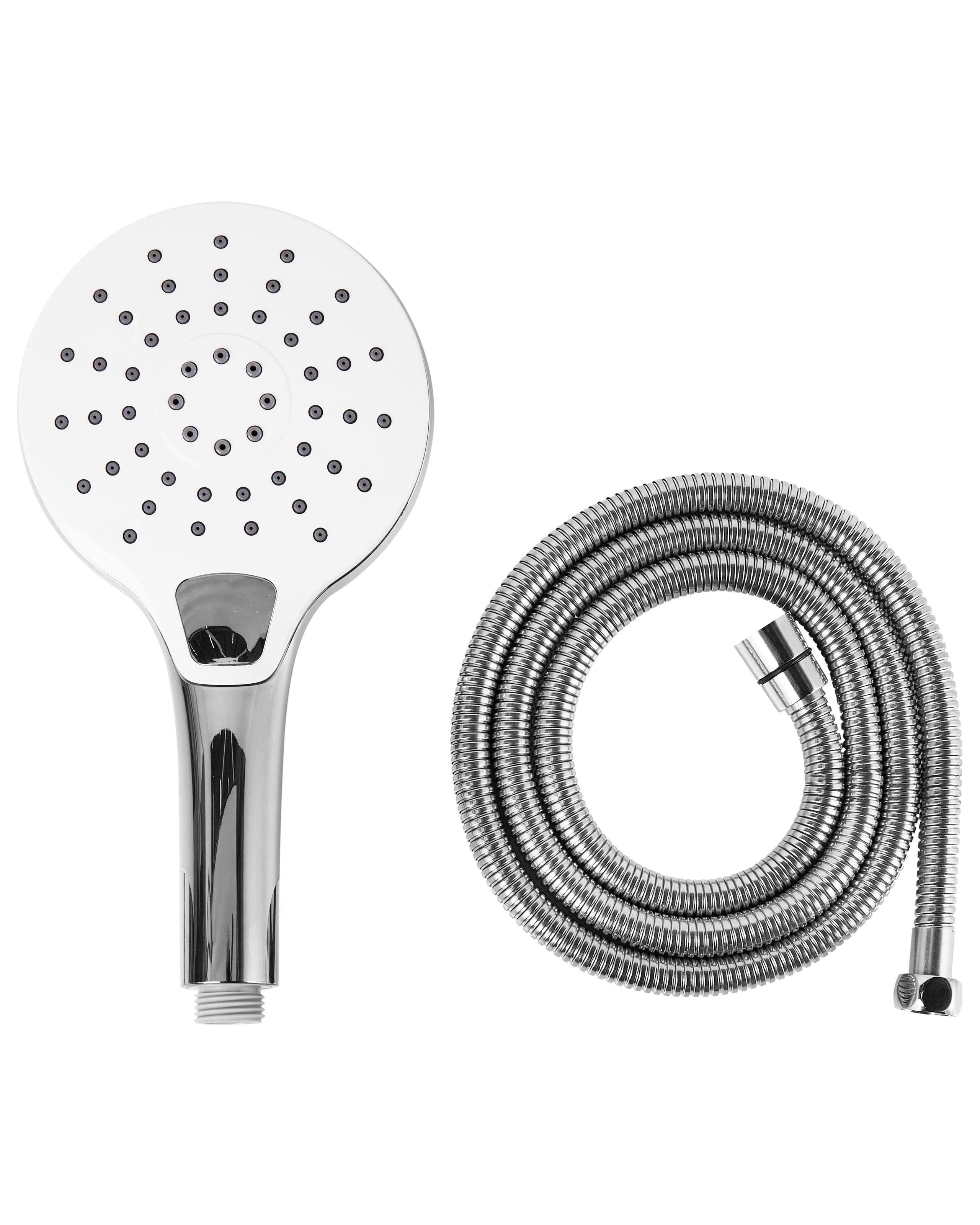 Beliani Duschkopf mit Schlauch aus ABS (robuster Kunststoff) Klassisch IQUIRA  