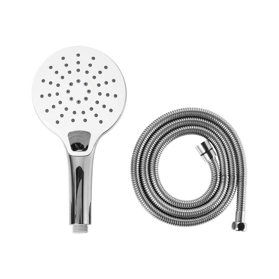 Beliani Kit de pommeau de douche avec tuyau flexible en ABS (matière synthétique durable) Traditionnel IQUIRA  