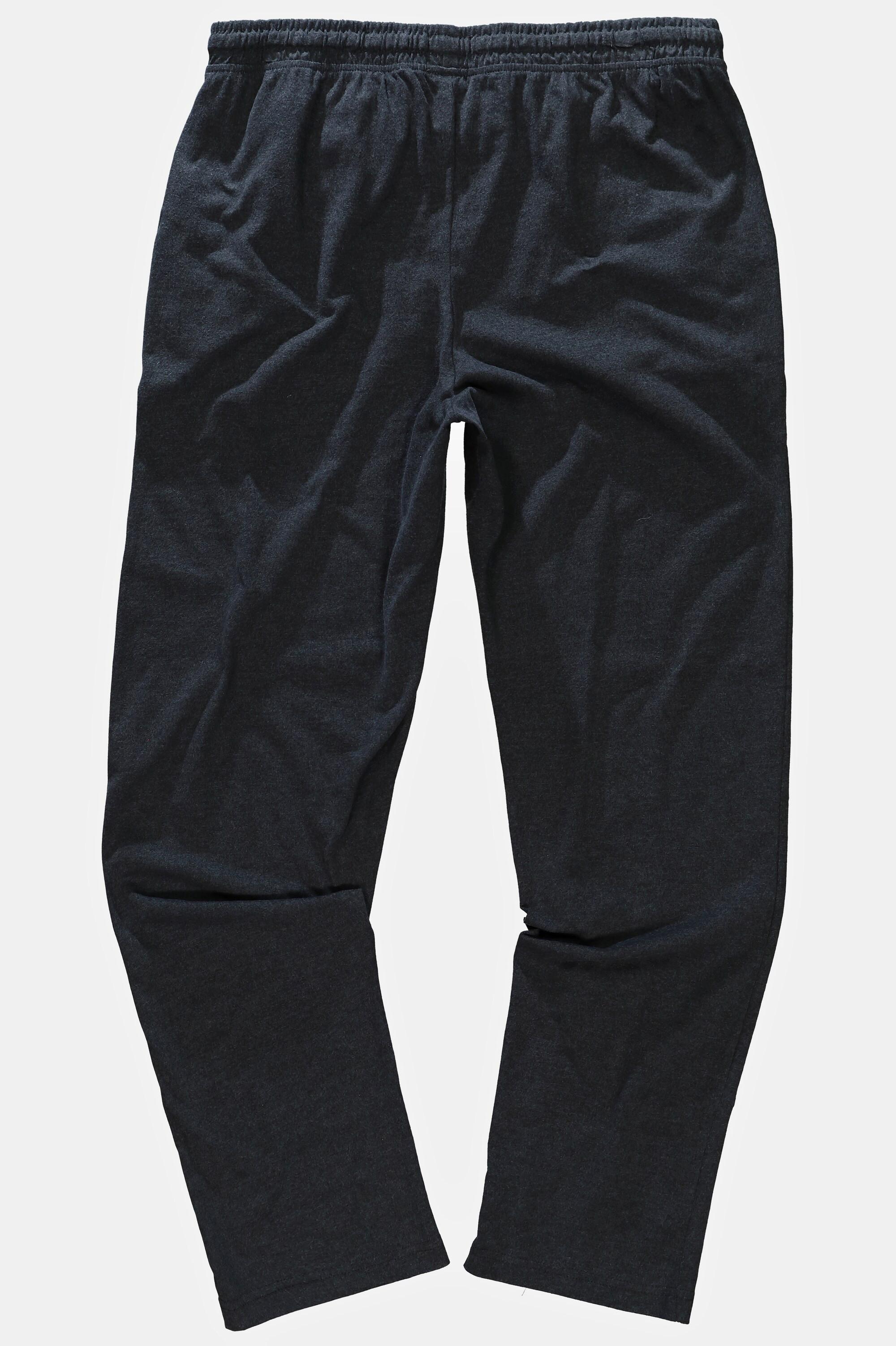 JP1880  Pantalon de pyjama Homewear à taille élastique anthracite 