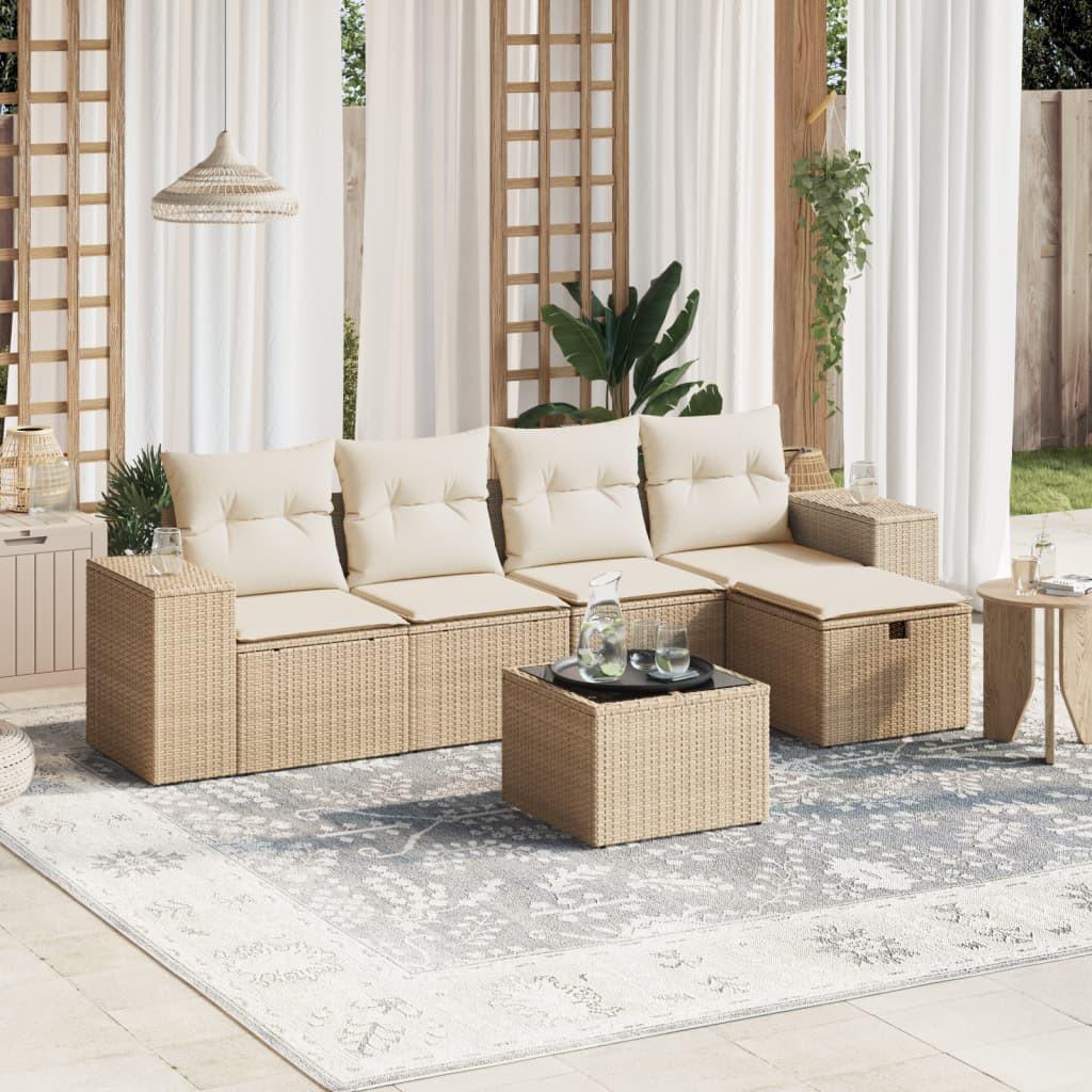 VidaXL Garten sofagarnitur poly-rattan  