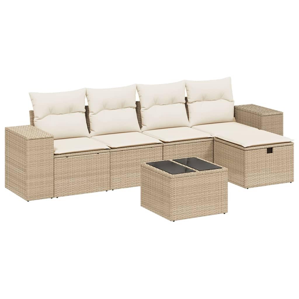 VidaXL Garten sofagarnitur poly-rattan  