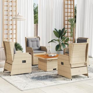 VidaXL set salotto da giardino Polirattan  