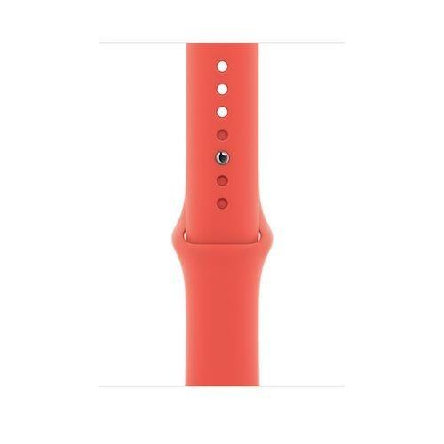 Image of Apple Apple 44mm Sport Band - Uhrarmband für Smartwatch - Normalgröße - Pink Citrus - für Watch (42 mm, 44 mm, 45 mm, 49 mm) - 44mm
