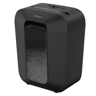 Fellowes  Aktenvernichter LX45 schwarz 8 Blatt, 17 Liter, Microschnitt 