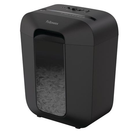 Fellowes Aktenvernichter LX45 schwarz 8 Blatt, 17 Liter, Microschnitt  