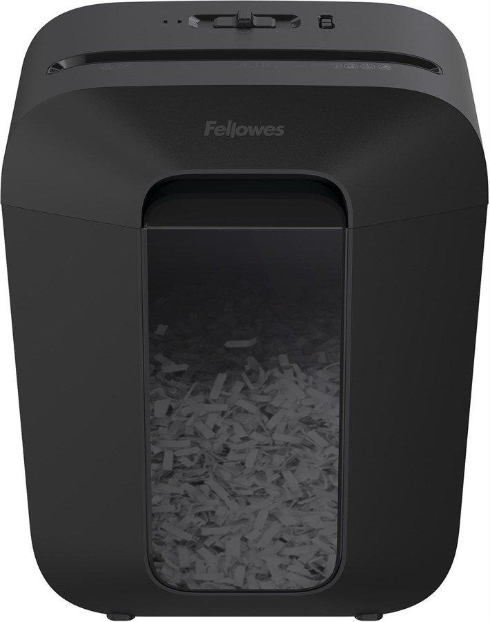 Fellowes  Aktenvernichter LX45 schwarz 8 Blatt, 17 Liter, Microschnitt 