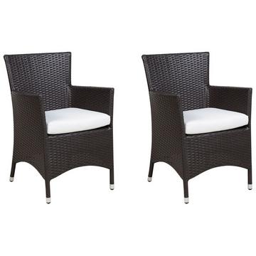 Set di 2 sedie en Rattan sintetico Classico ITALY