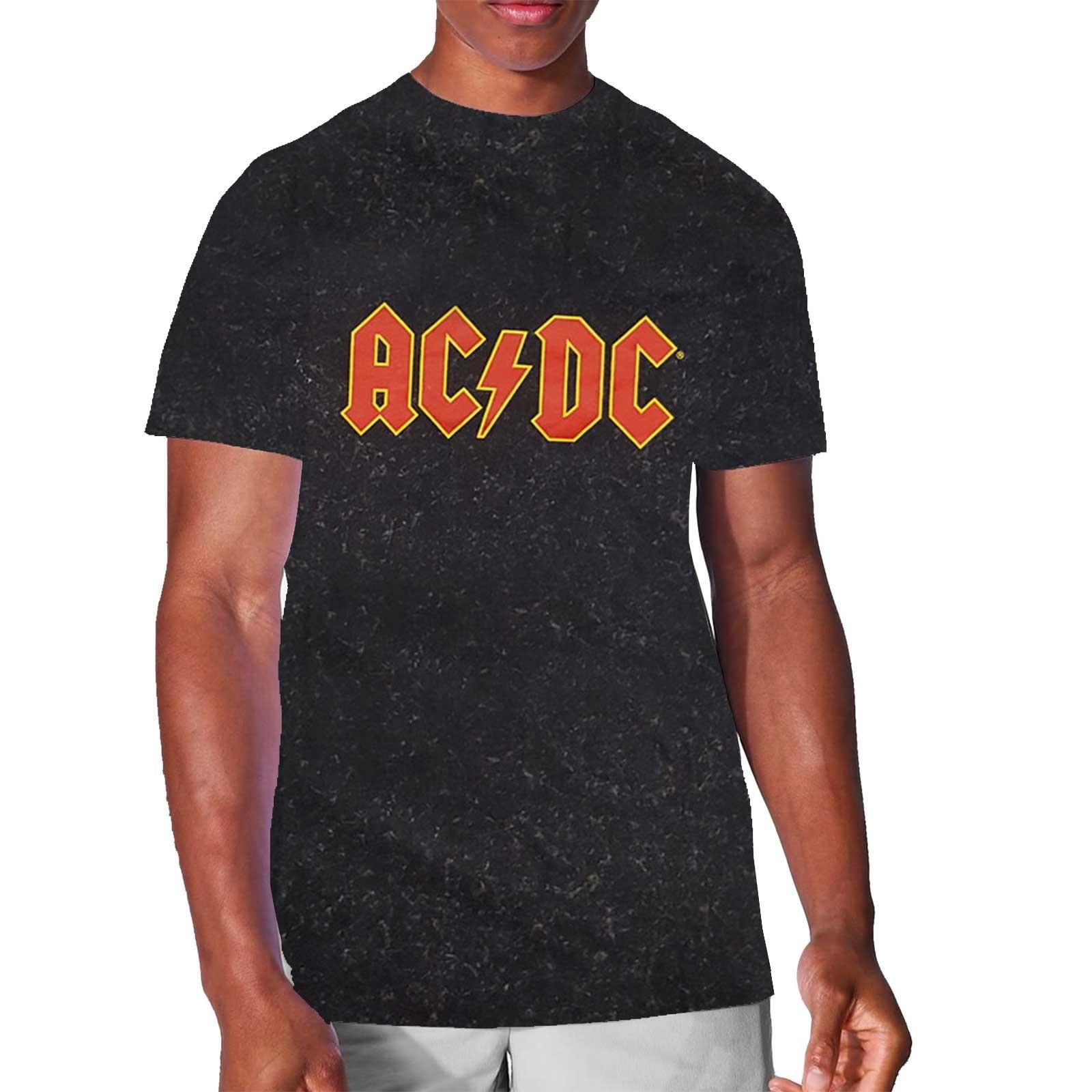 Image of Acdc The Wash Collection Tshirt Damen Schwarz S