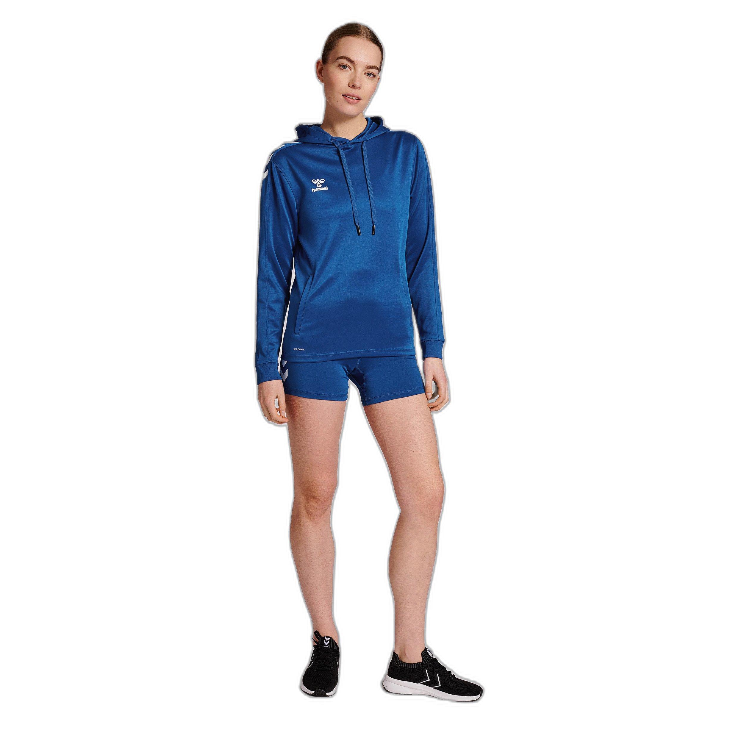 Hummel  poyester-kapuzen-sweatshirt, damen humme core xk 