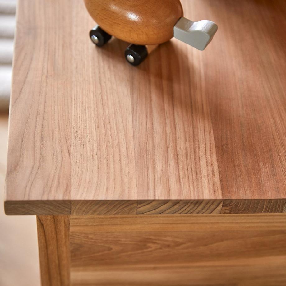 Tikamoon Kinderbett-Nachttisch aus massivem Teakholz Suzette  