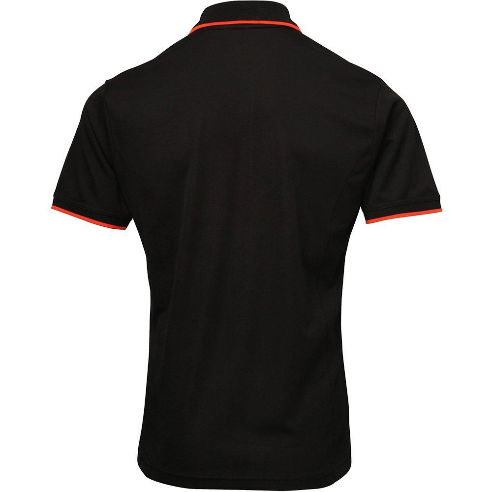 PREMIER  Kontrast Coolchecker Polo Shirt 