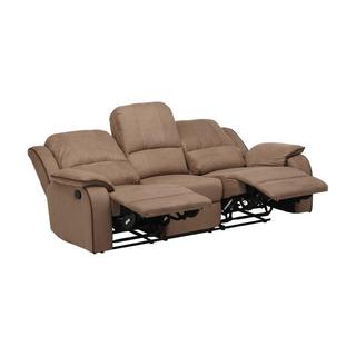 Vente-unique Couchgarnitur Relax Microfaser 3+2+1 HERNANI  