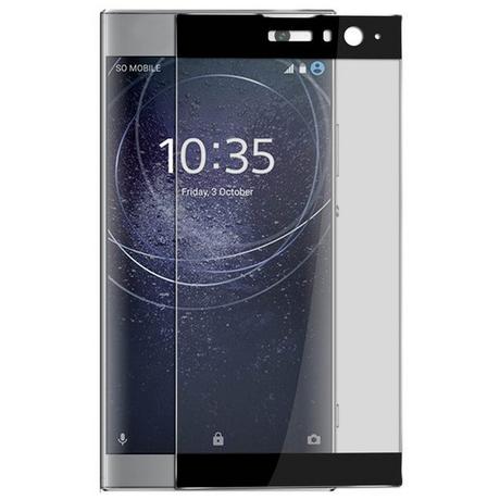 Avizar  Film en verre contour Noir Xperia XA2 