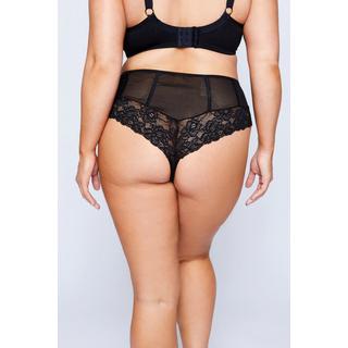 Ulla Popken  Brazillian, straps and lace, ouvert 