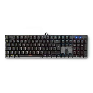 Nedis  Clavier de jeu filaire | USB Type-A | Touches mécaniques | LED | QWERTY | ND Layout | Alimentation USB | Longueur du câble d'alimentation : 1.50 m | Gaming 