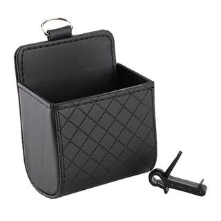 eStore Petit sac de rangement pour grille d'aération de voiture - Noir  