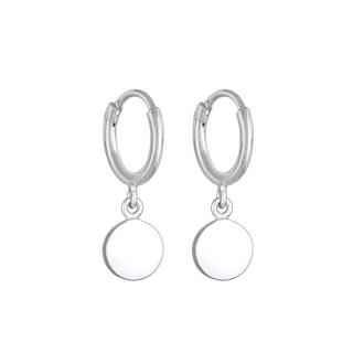 Elli  Boucles d'Oreilles Enfants Créoles Pendentif Smile Avec Émail 