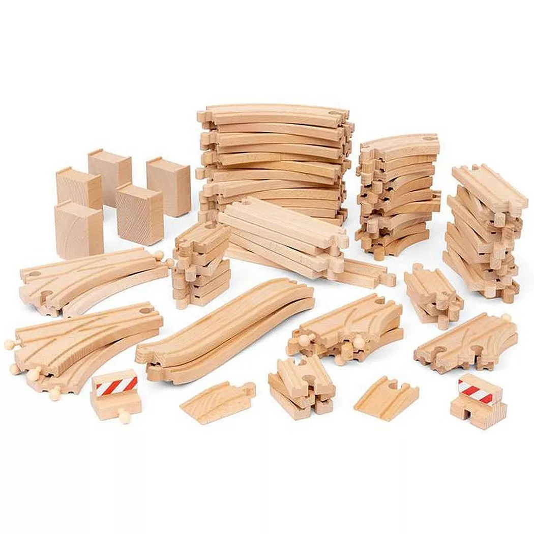 Brio - Schienen-Sortiment Deluxe (70Teile), 10mm