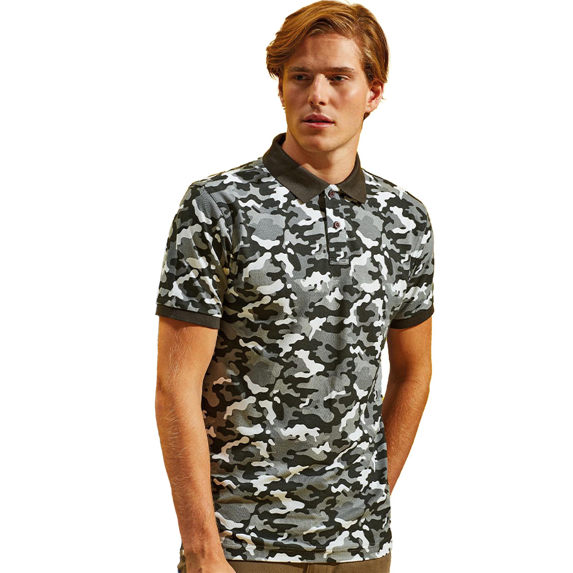 Asquith & Fox  Polo à motif camouflage 