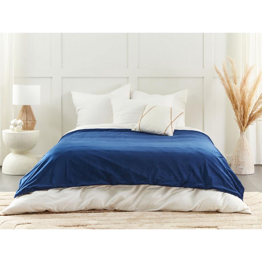 Beliani RHEA Housse de couverture lestée en polyester moderne  