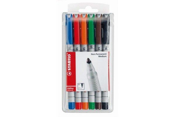 STABILO STABILO OHP Pen non-perm. M 853/6 6er Etui  