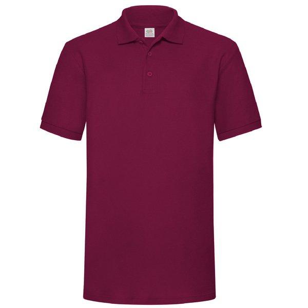 Image of Piqué Poloshirt, Kurzarm Herren Weinrot L