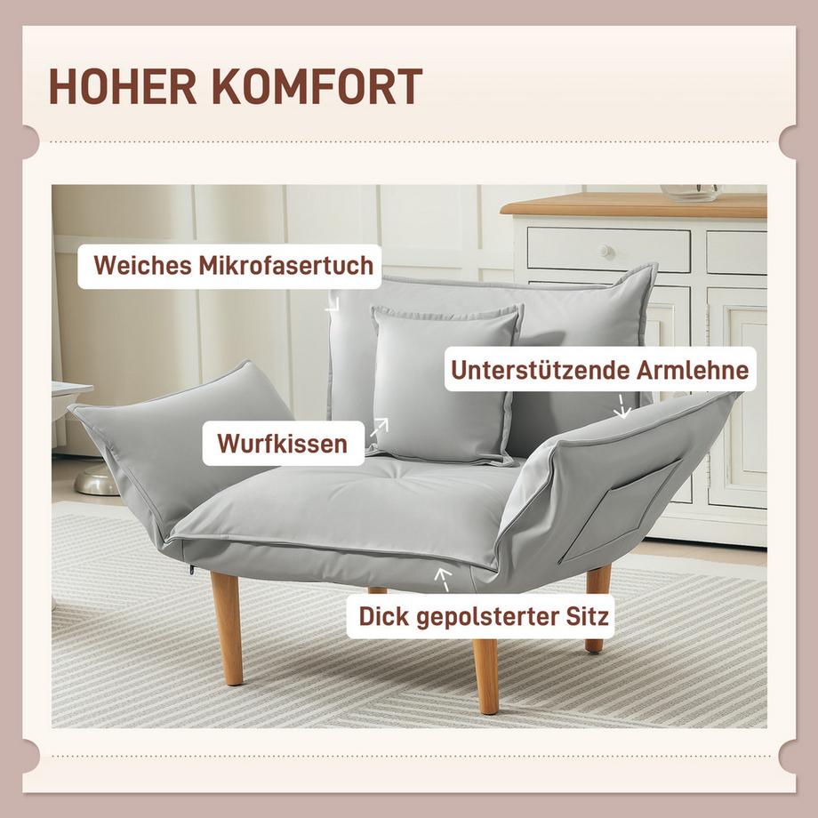 HOMCOM Fauteuil  