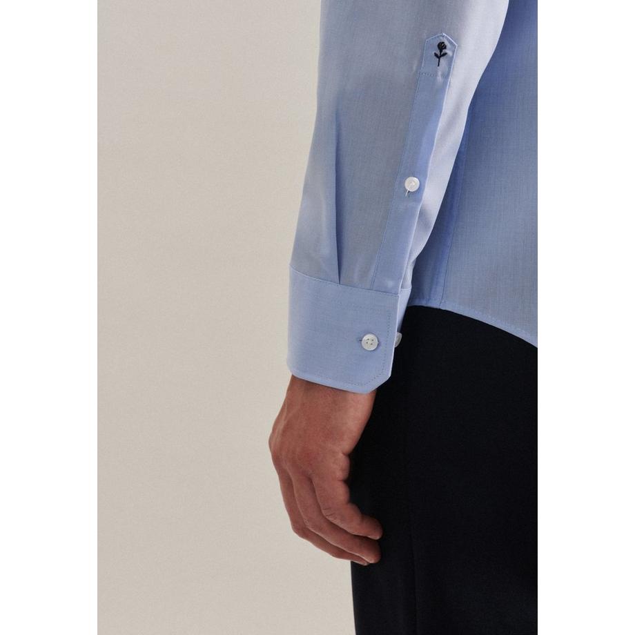 Seidensticker Camicia Business Slim Fit Manica Lunga Tinta Unita  