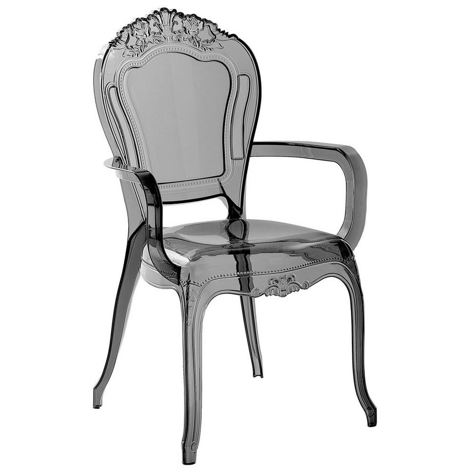 Beliani Set di 2 sedie da pranzo en Policarbonato Glamour VERMONT  