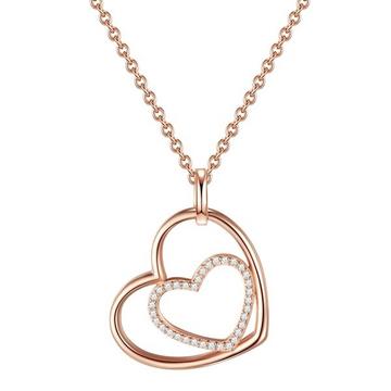 Femme Collier en argent Coeur