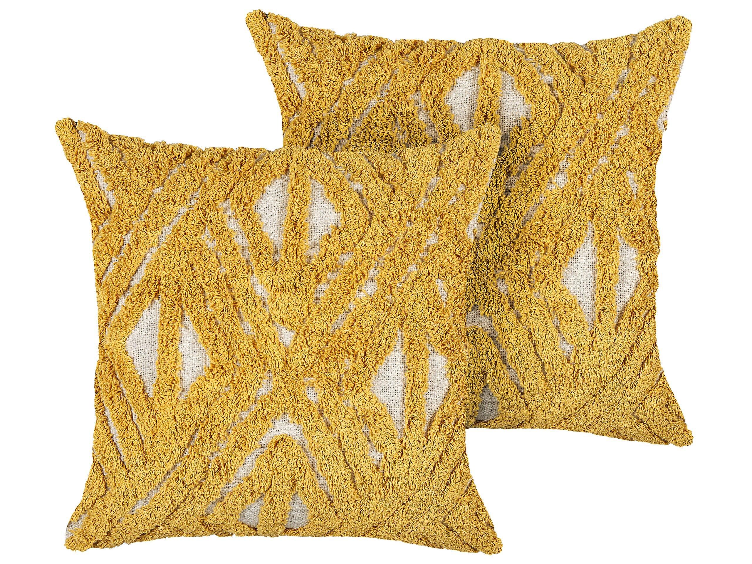 Beliani Coussin en Coton Boho ALCEA  