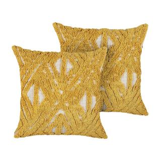 Beliani Coussin en Coton Boho ALCEA  