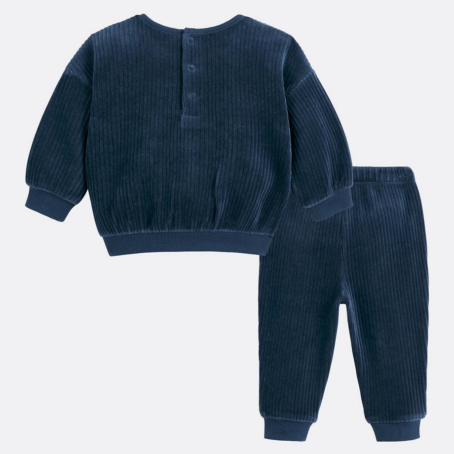 La Redoute Collections  Zweiteiliges Set aus Sweatshirt und Jogginghose aus Samt 