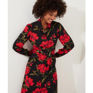 Joe Browns  Robe Chemisier Midi Imprimé Roses 