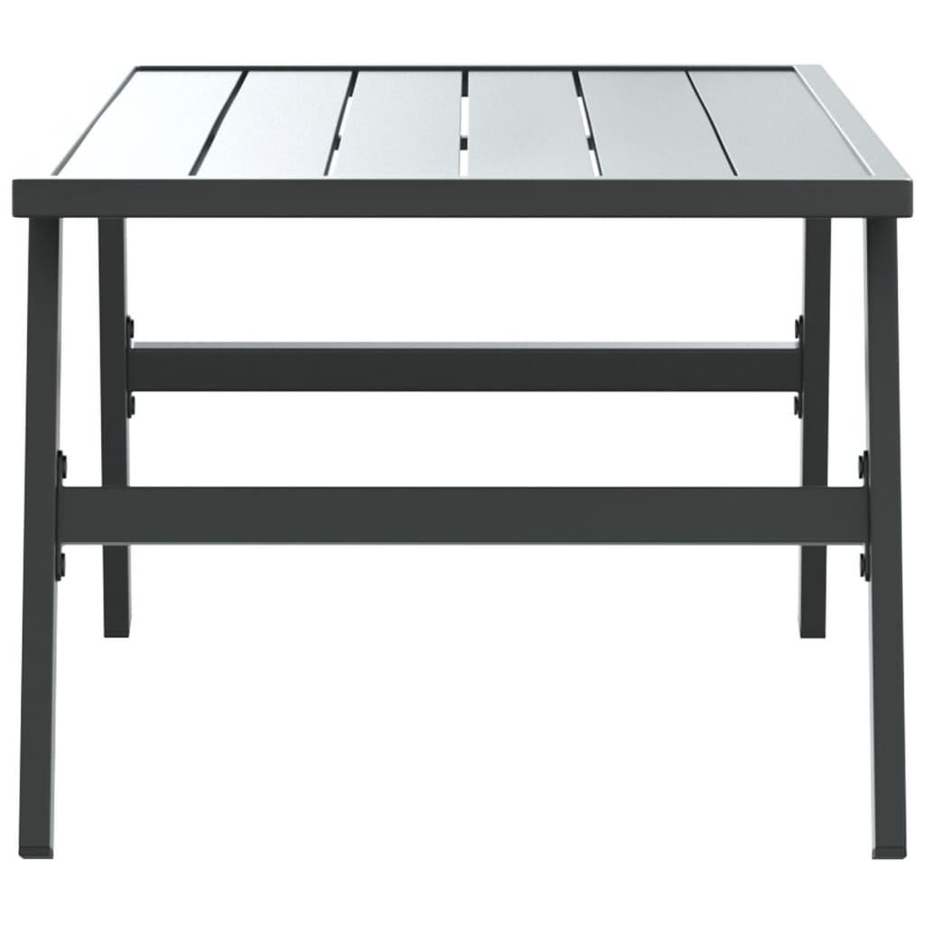 VidaXL Table basse de jardin acier  