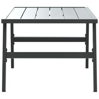 VidaXL Table basse de jardin acier  